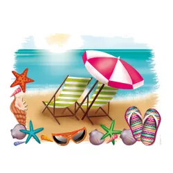 Décor sucre Plage