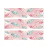 3 Bandes de gâteaux sucre décor Plumes