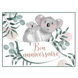 Decor sucre Koala A4