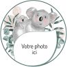 Disque sucre pour gâteau personnalisé Koala