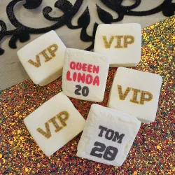 Guimauves personnalisées texte décor VIP