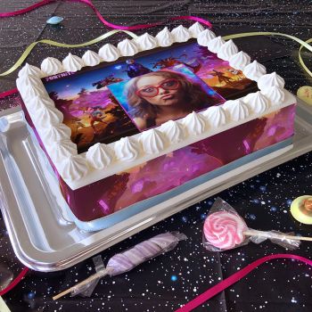 Kit deco gâteau A4 personnalisé Fornite