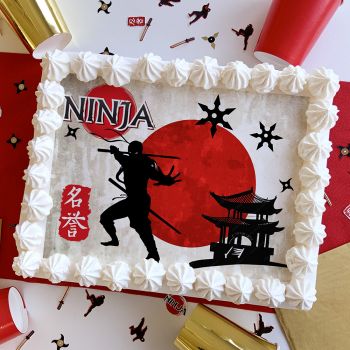 Decor sucre ninja A4