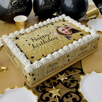 Kit Easycake pour grand gâteau personnalisé Happy Birthday A3