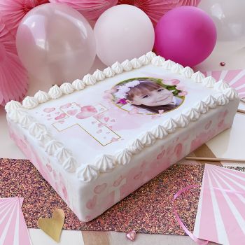 Kit Easycake pour grand gâteau personnalisé communion coeur A3