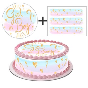 Kit deco de gâteau Boy or Girl