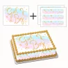 Kit deco de gâteau Boy or Girl A4 