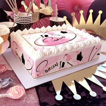 Kit deco de gâteau Princesse A4 