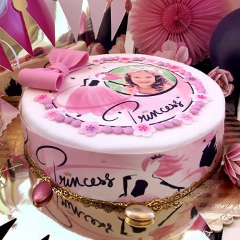 Kit deco gâteau personnalisé Princesse