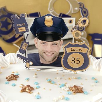 Cake topper personnalisé police