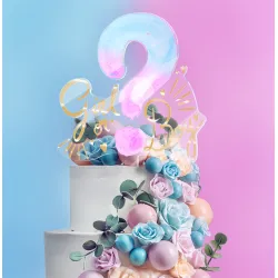 Grand Cake topper Gender Reveal