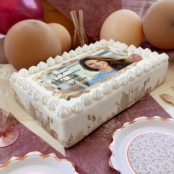 Kit deco Easycake pour grand gâteau personnalisé Boho A3