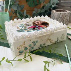 Kit deco gâteau A4 Eucalyptus