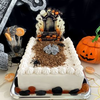 Cake topper Halloween Tombe Grand Format