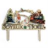 Cake topper pour buche Noël Grand format  