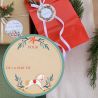 Etiquettes pour cadeau décor Noël jouet 6cm