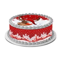 Kit deco de gâteau renne de Noël