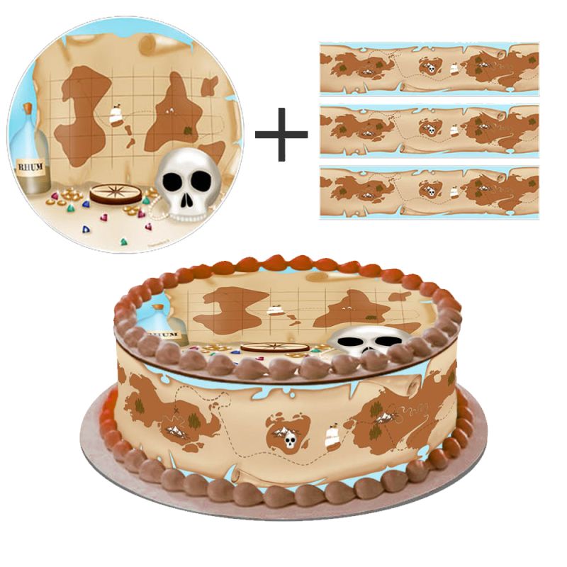 Kit deco de gâteau pirate 