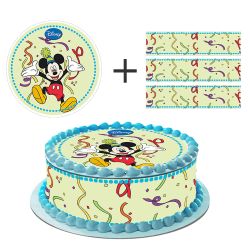 Kit deco de gâteau Mickey Festif