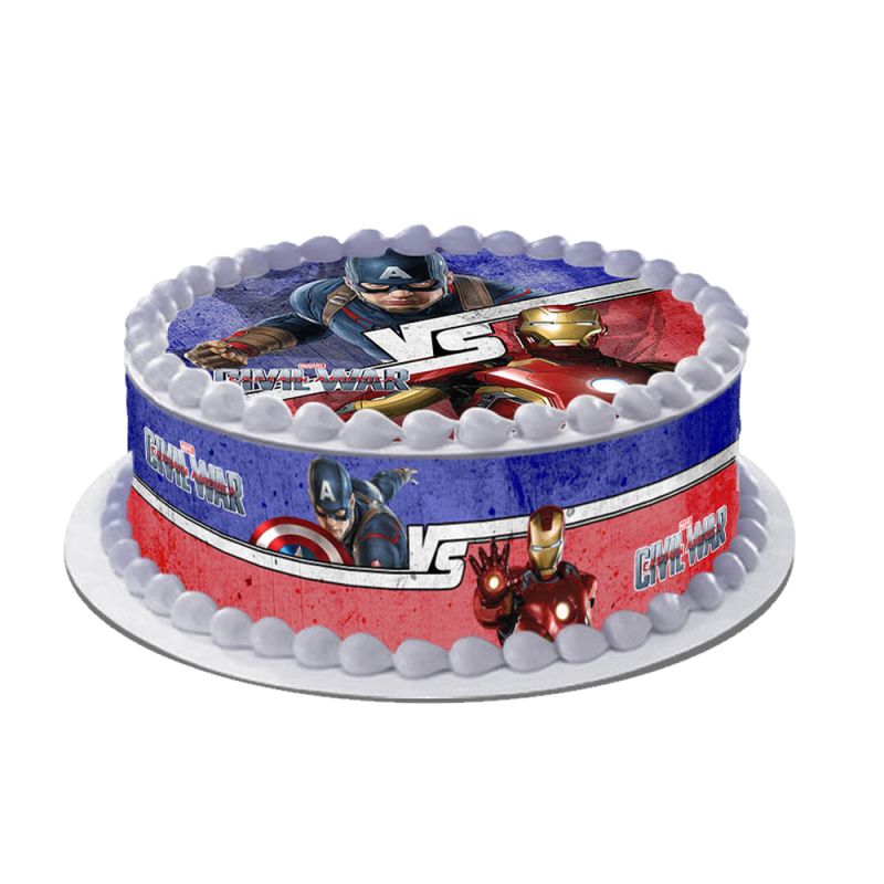 Kit deco de gâteau Captain America Civil War