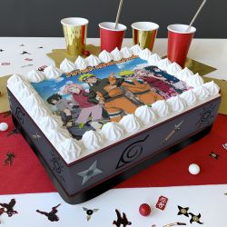 Kit deco de gâteau Naruto A4