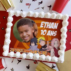 Feuille de sucre A4 personnalisé Naruto