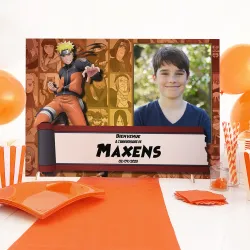 Plaque personnalisée décor Naruto photo