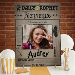 Plaque bienvenue personnalisée Harry Potter