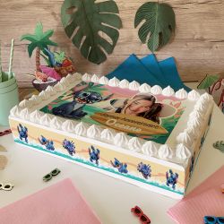 Kit deco gâteau Stitch personnalisé A3