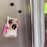 Magnet personnalisé plexi merci décor fleurs