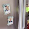 Lot de 5 Magnets personnalisés plexi Merci décor feuillage