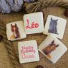 Guimauves personnalisées texte décor cheval