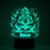 Lampe/veilleuse personnalisée arc en ciel Dragon Ball Z