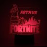 Lampe/veilleuse personnalisée arc en ciel Fortnite Lama