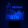 Lampe/veilleuse personnalisée arc en ciel Fortnite Lama