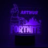 Lampe/veilleuse personnalisée arc en ciel Fortnite Lama