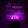 Lampe/veilleuse personnalisée arc en ciel Fortnite Lama