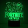 Lampe/veilleuse personnalisée arc en ciel Fortnite