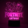 Lampe/veilleuse personnalisée arc en ciel Fortnite