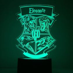 Lampe/veilleuse personnalisée harry potter blason