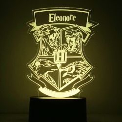 Lampe/veilleuse personnalisée harry potter blason