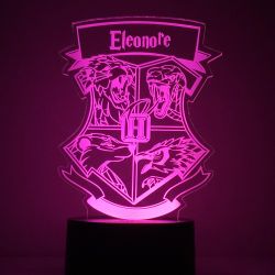 Lampe/veilleuse personnalisée harry potter blason