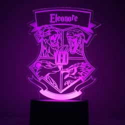 Lampe/veilleuse personnalisée harry potter blason