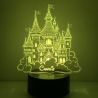 Lampe/veilleuse personnalisée arc en ciel Princesse chateau