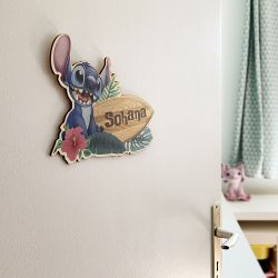 Plaque de porte personnalisée Stitch