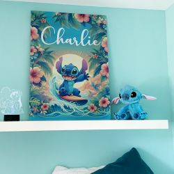 Tableau mural personnalisé Stitch