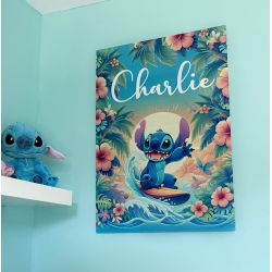 Tableau mural personnalisé Stitch