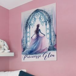 Tableau mural personnalisé princesse