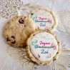 6 cookies personnalisés texte décor Ballons