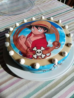 Photo client Daniele A. – Kit deco de gâteau One Piece